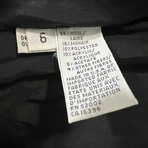 Dana Buchman Vintage Preppy Tweed Black and Pink Blazer - Picture 9 of 15